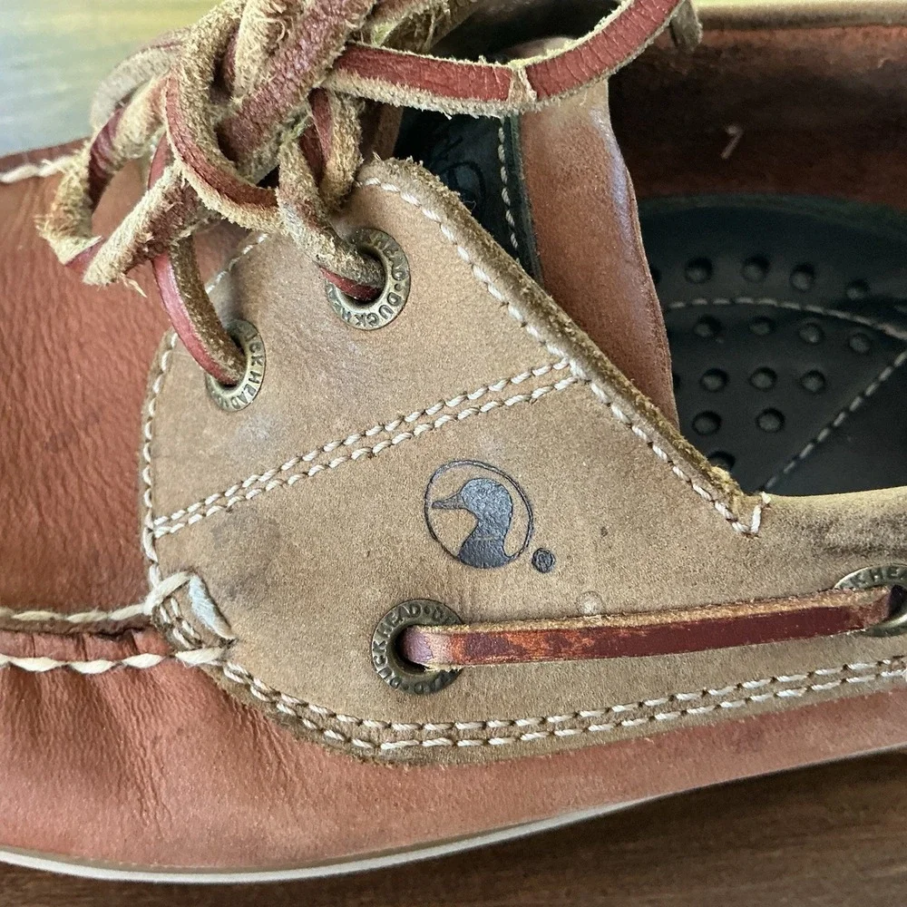 Authentic Duck Head 1865 Size 8.5M Men's Boat Deck Shoes Slip-On Loafers 511031